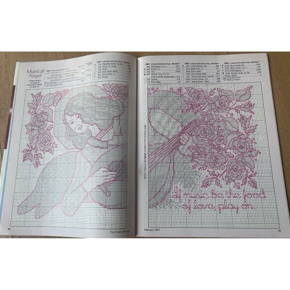 The Cross Stitcher Angel of Love Design Works February 1997  Magazine - Picture 7 of 9